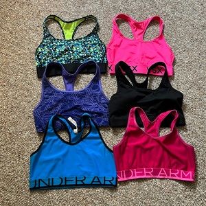 6 medium sport bras